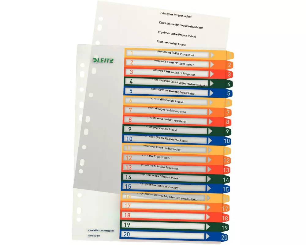 Leitz Register A4 1-20