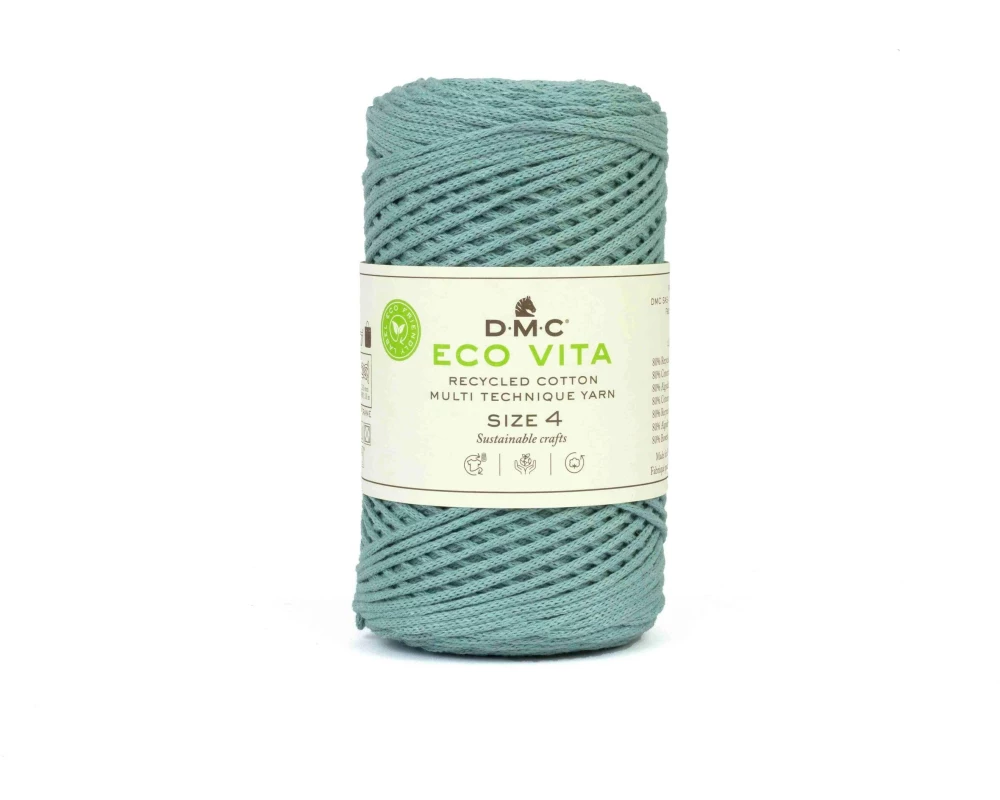DMC Baumwollgarn Eco Vita 4 Wassergrün