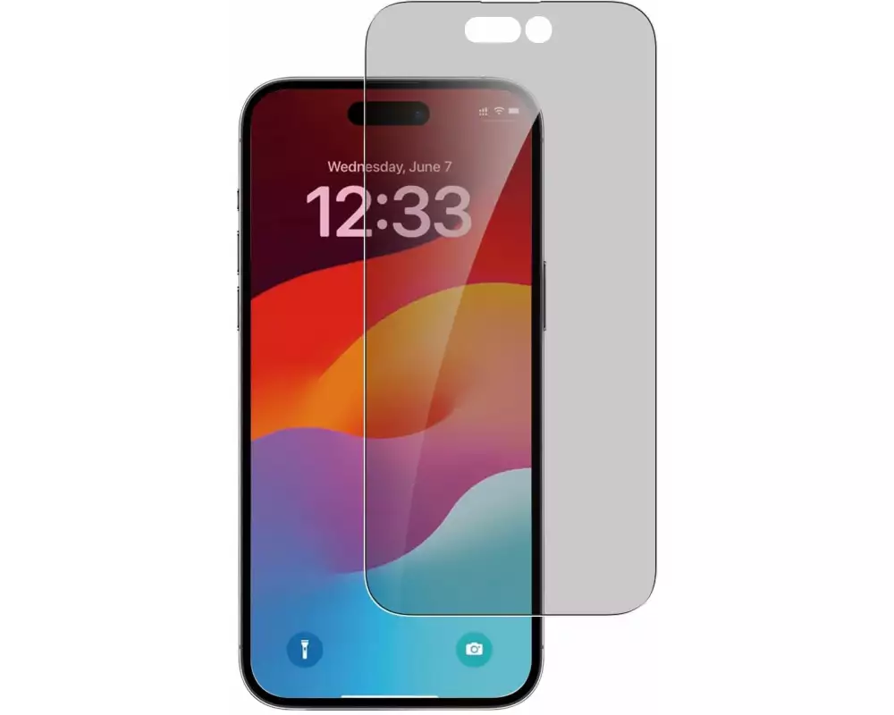 4smarts Displayschutz Second Glass Privacy iPhone 15 Plus