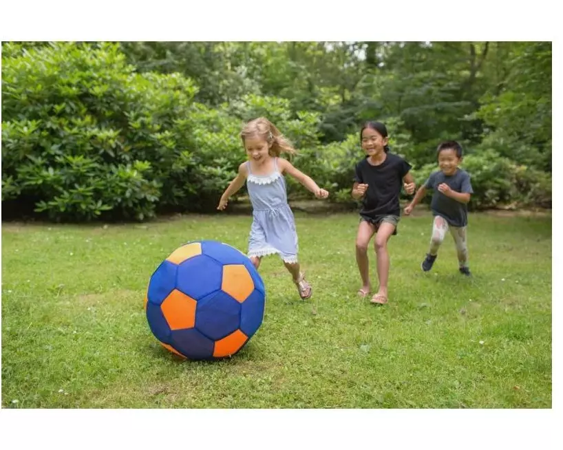 BS Toys Riesenball aufblasbar Stoffbezug 50 cm