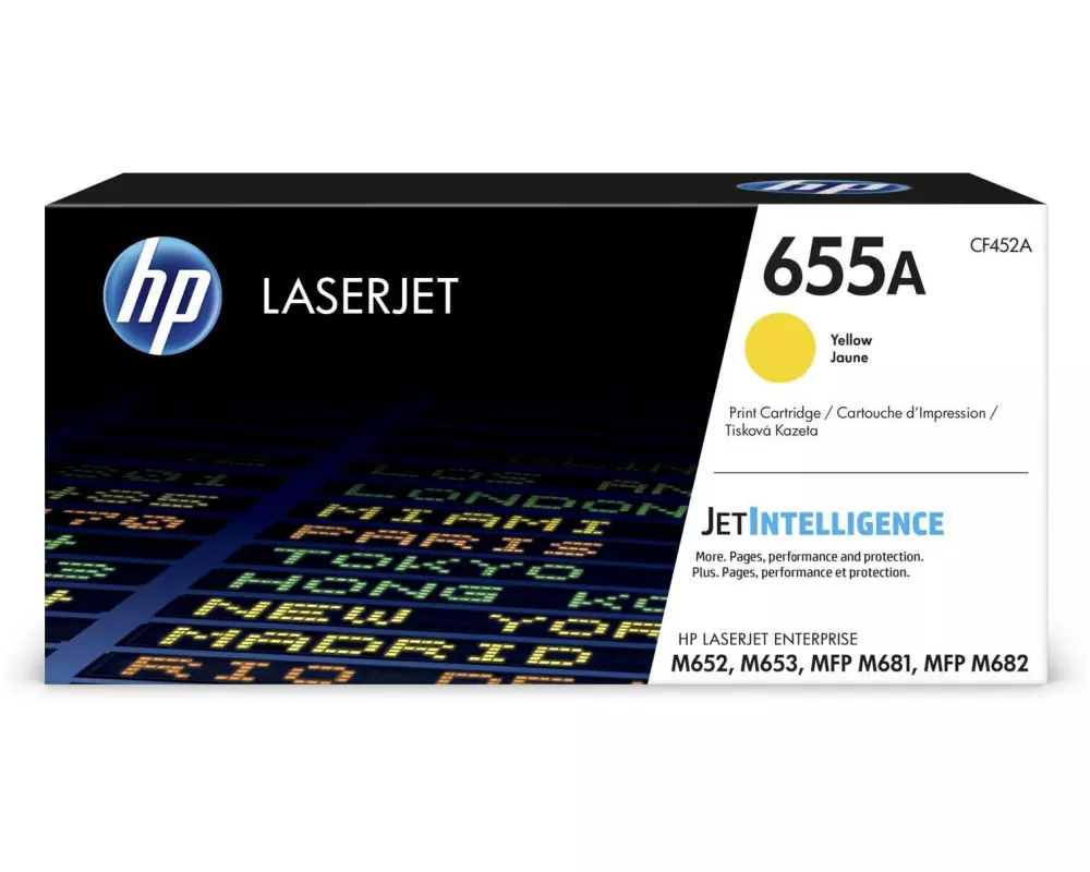 HP Toner Nr. 655A (CF452A) Yellow