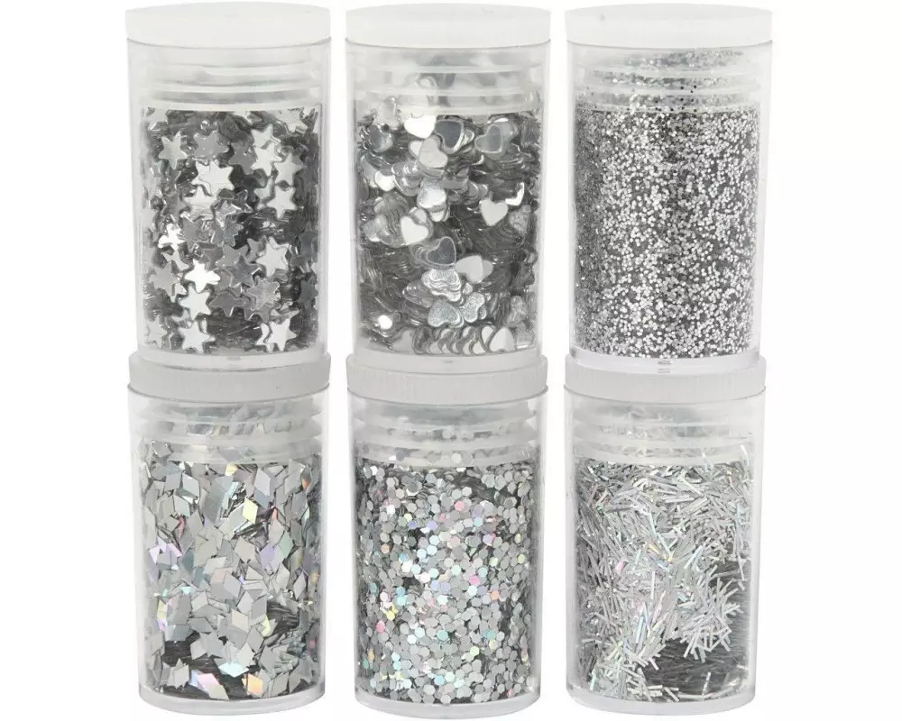 Creativ Company Glitzerset Pailetten Silber