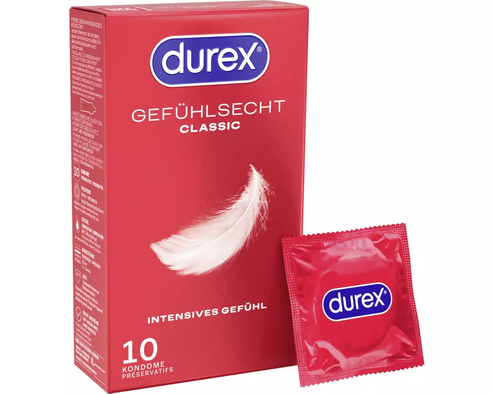 Durex Kondome Gefühlsecht Classic 10 Stück