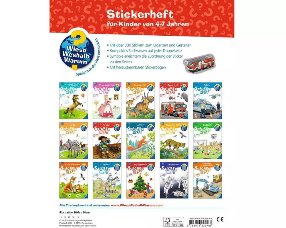 Ravensburger Kinder-Sachbuch Feuerwehr