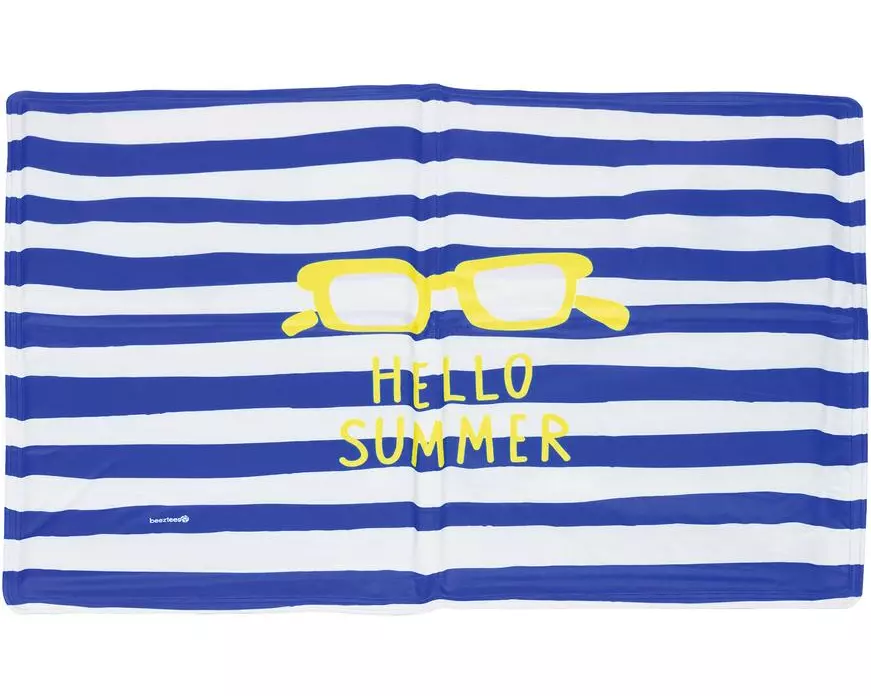 Beeztees Hunde-Kühlmatte Hello Summer 95 x 75 cm