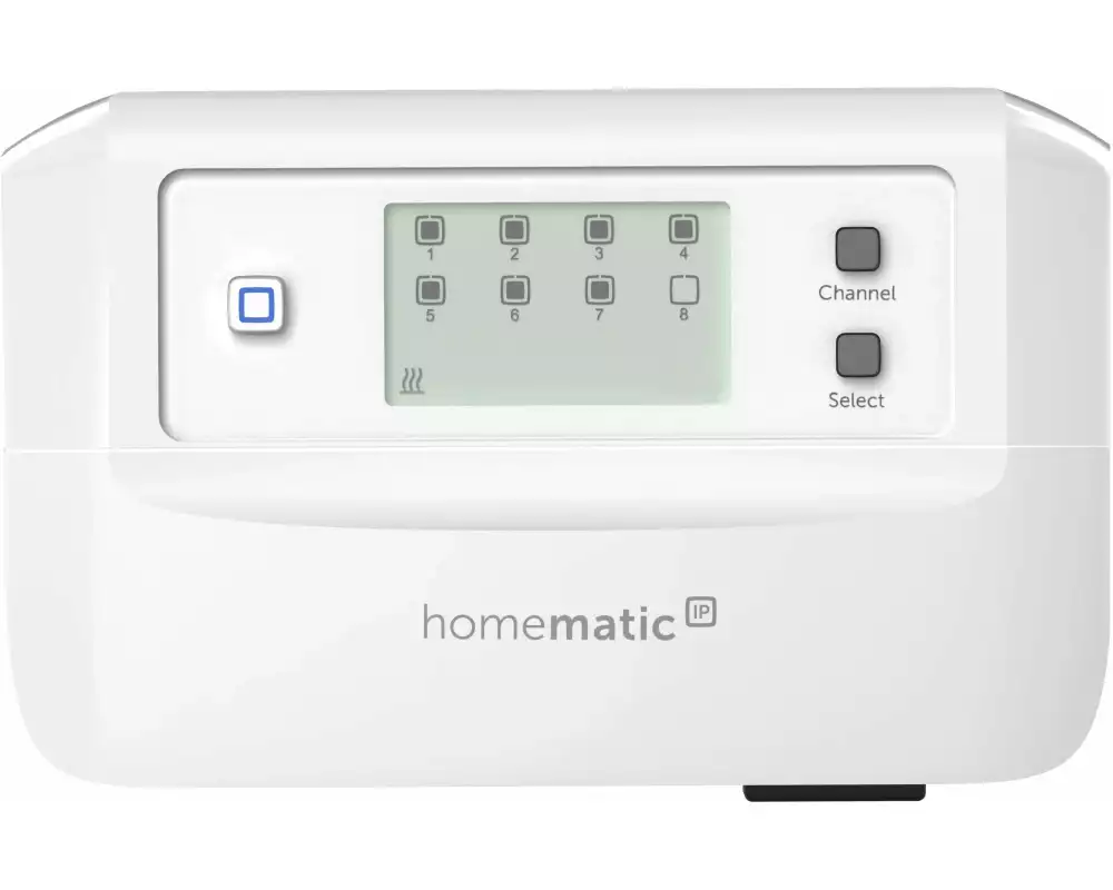Homematic IP Fussbodenheizungscontroller 8-fach, motorisch, 230 V AC 340m