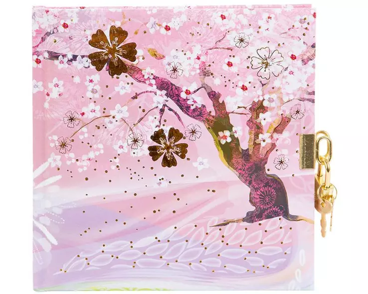 Goldbuch Delicately Turnowsky mit Schloss, 16.5 x 16.5 cm, 96 Seiten