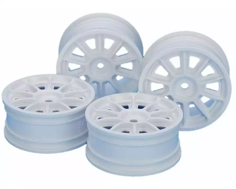Tamiya Felgen 10-Speichen, 24 mm, Weiss, 2-Stück