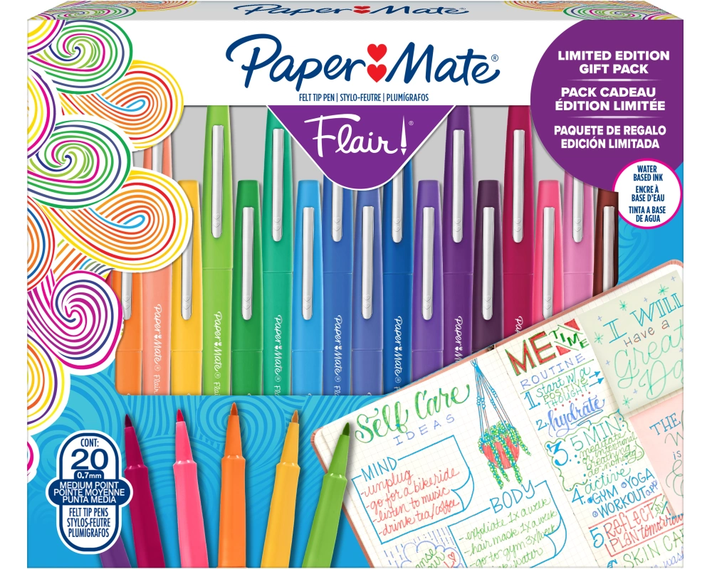 WATERMAN Faserschreiber Flair M 2217771 assortiert 20 Stück