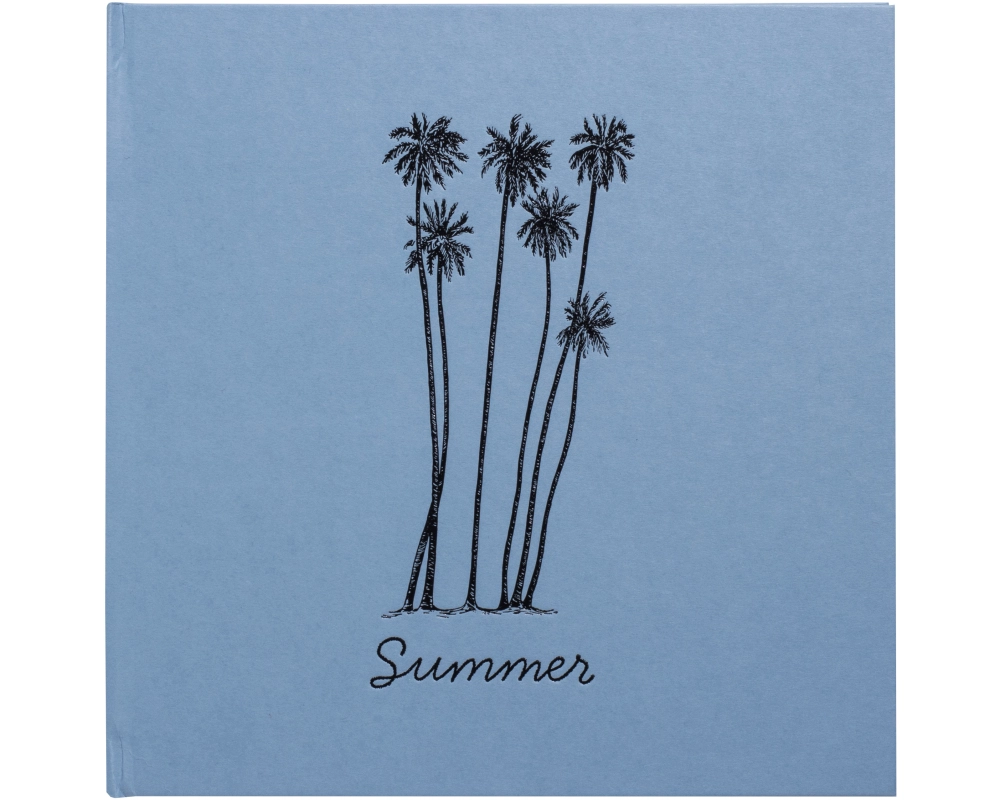 EXACOMPTA Fotoalbum Summertime 25x25cm 16345E Eisblau 30 Seiten