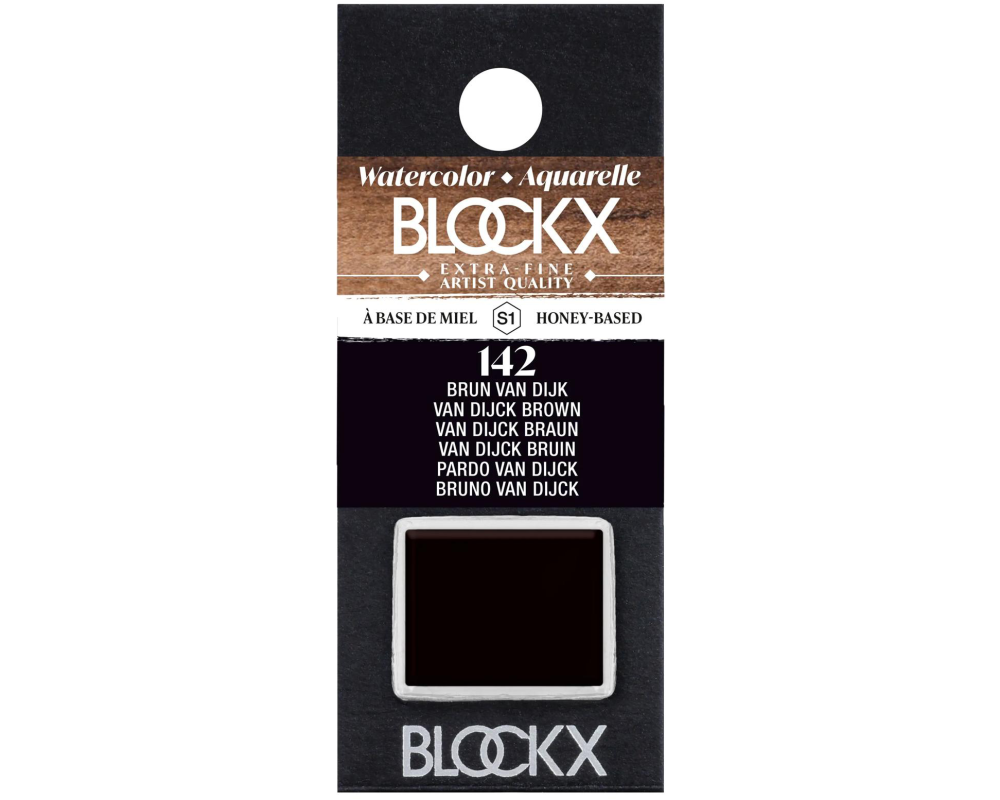 BLOCKX Aquarellfarbe 1.5ml 41142BXC Van Dijk Braun