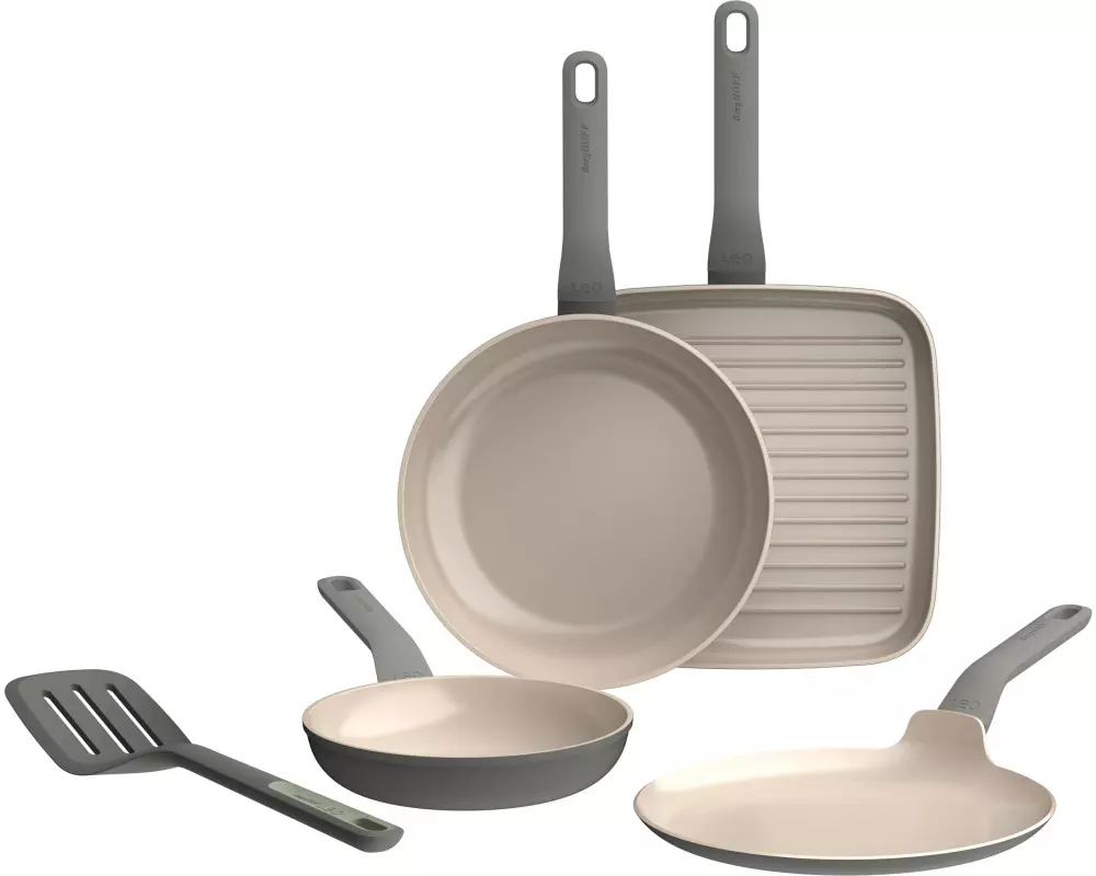 BergHOFF Bratpfannen-Set Leo Balance 5-teilig, Moonmist