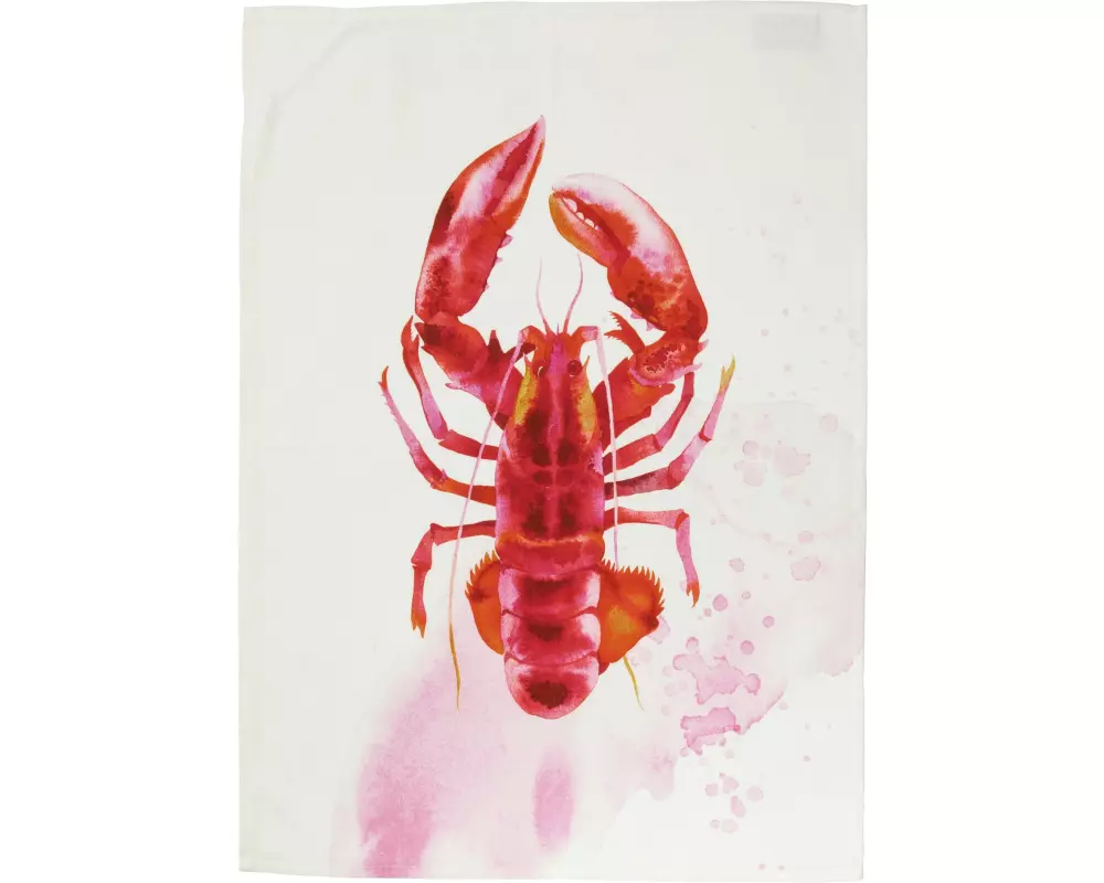 Pichler Geschirrtuch Lobster 1 Stück, Rot/Weiss