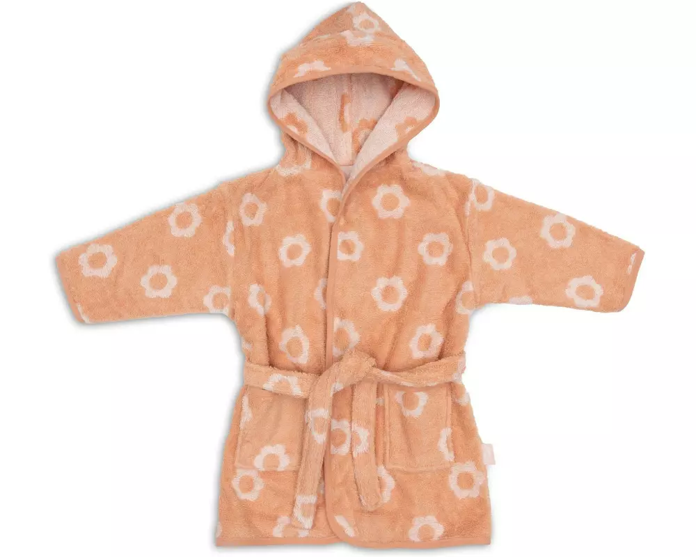 Jollein Bademantel Frottee 1-2 Jahre Jacquard – Flower