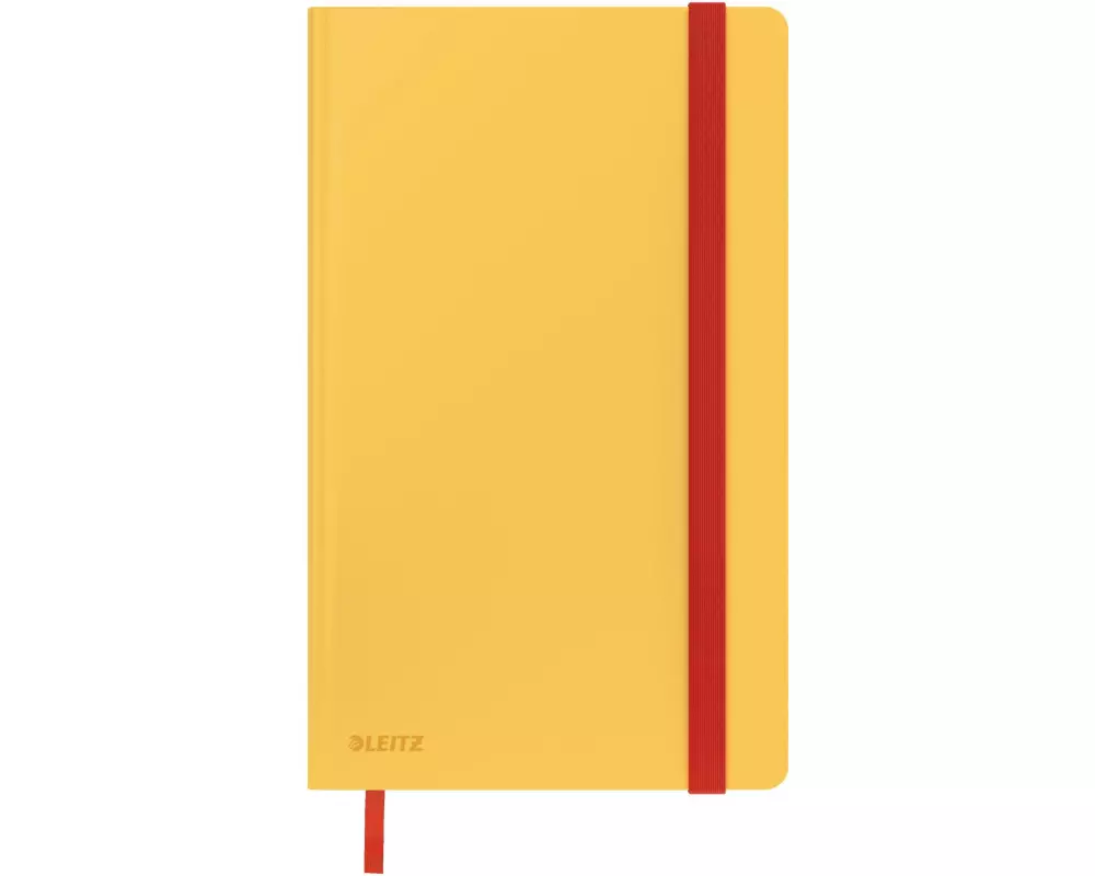 Leitz Notizbuch Cosy 14.8 x 21 cm, Kariert, Gelb