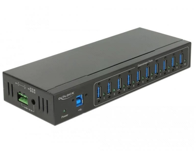 Delock USB-Hub 63919 USB 3.0 - 10x Typ-A
