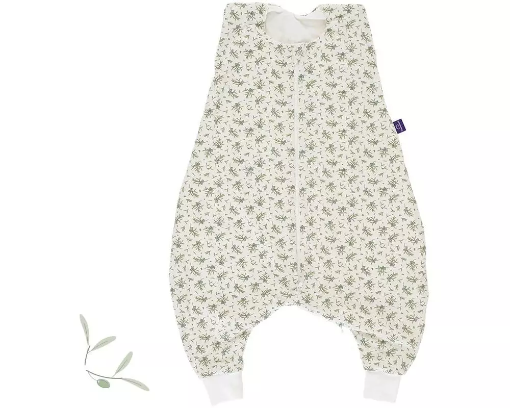 Träumeland Sommerschlafanzug TO GO Baumwoll-Jersey Olive Gr. 92