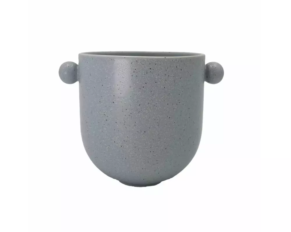 OYOY Blumentopf Saga 12.5 cm, Grau