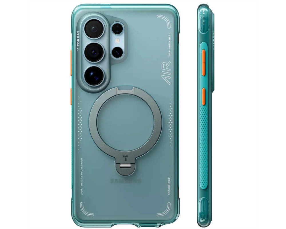 Torras Ostand Q3 Air Schutzhülle, Galaxy S26 Ultra, grün