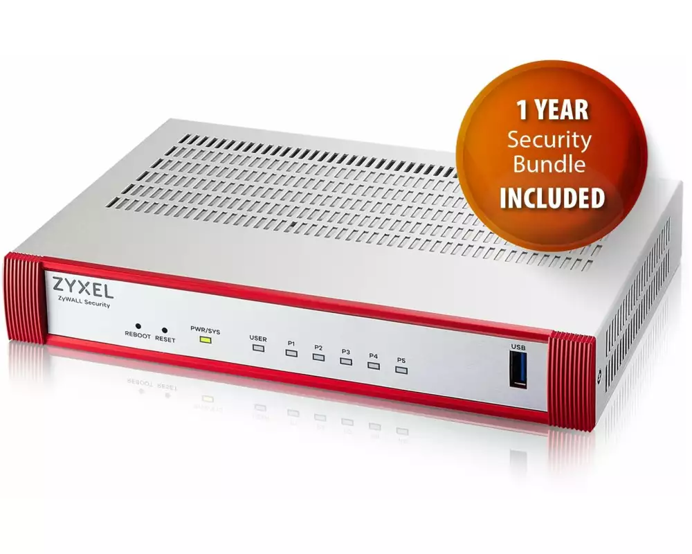Zyxel Firewall USG FLEX 50HP & 1 Jahr Gold Security Bundle