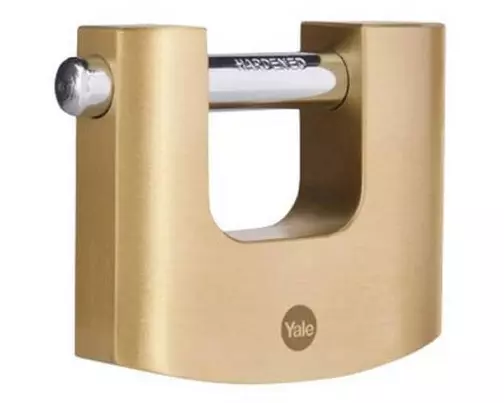 Yale Vorhängeschloss Y114B 50/11 Gold Messing/Stahl