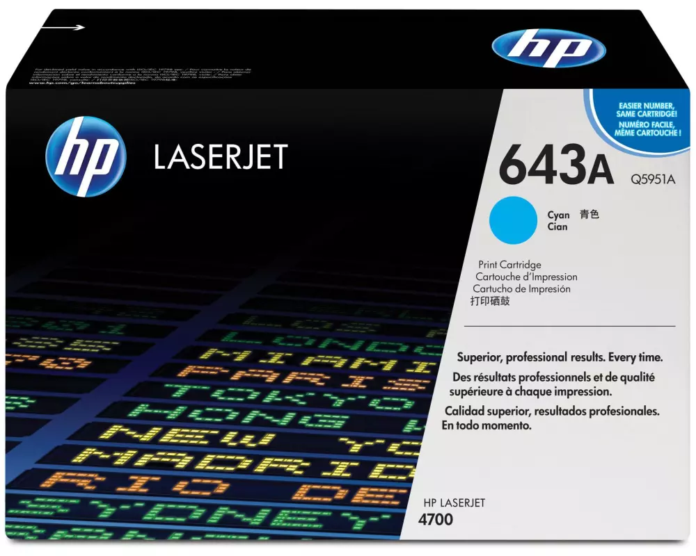 HP Toner Nr. 643A (Q5951A) Cyan