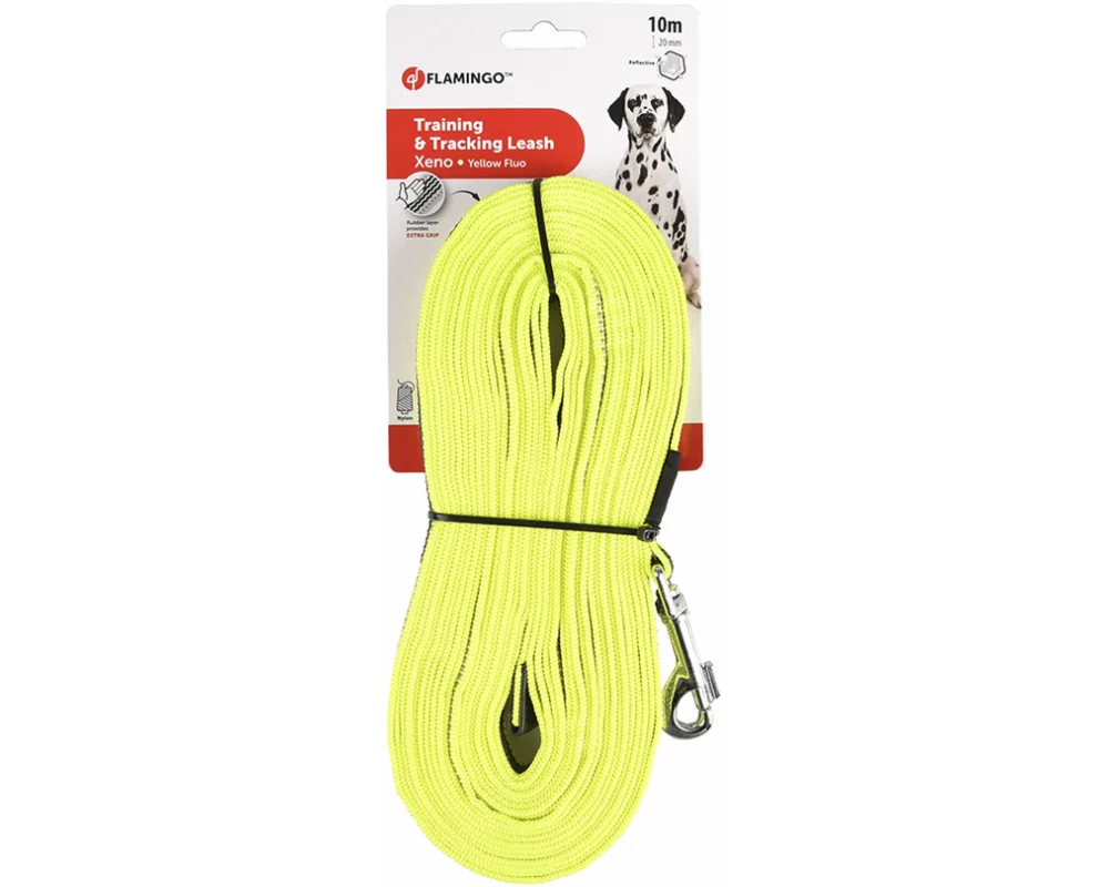 Flamingo Schleppleine Nylon gelb 10m
