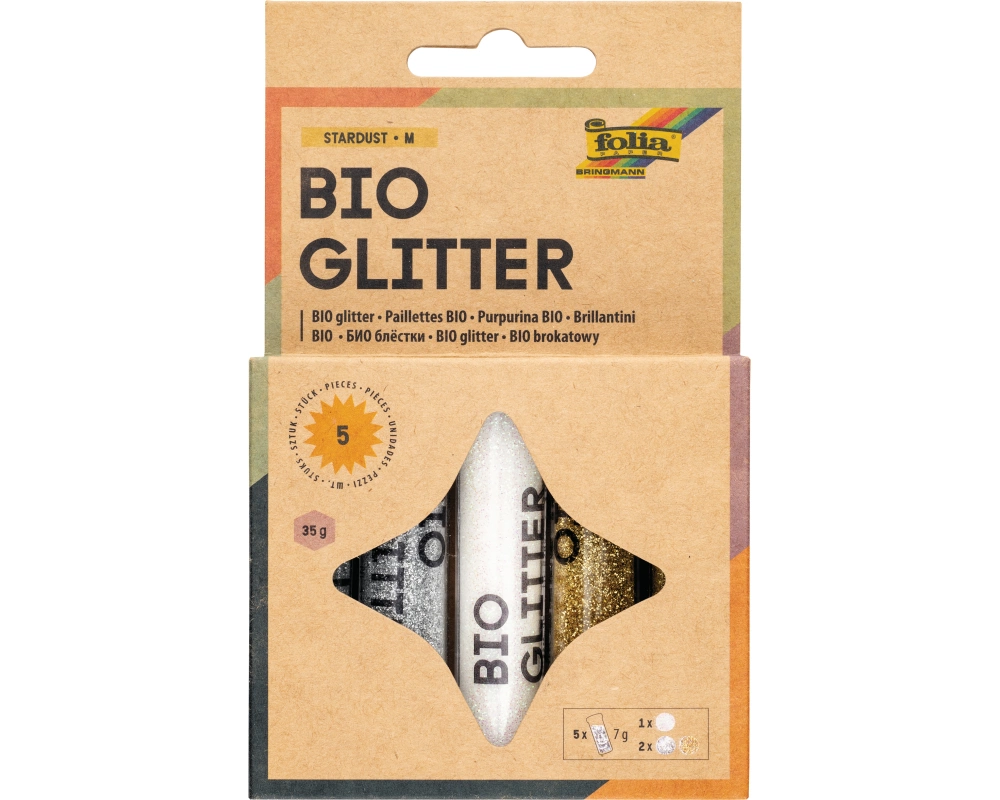 FOLIA BIO Glitzer Mix M 57811 Stardust