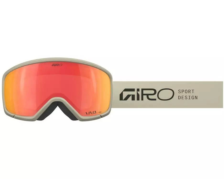 Giro Skibrille Ringo Vivid Goggle Rot, Beige