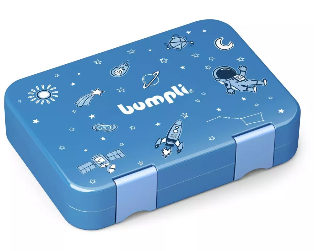 bumpli Lunchbox 6 Fächer Blau Universe