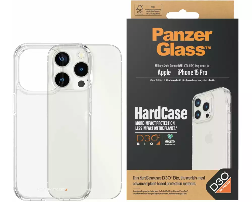 Panzerglass Back Cover Hard Case iPhone 15 Pro