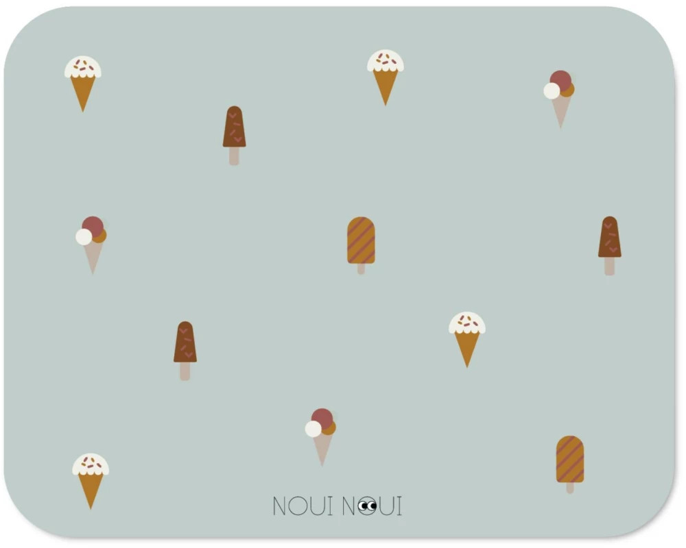 Noui Noui Kindertischset Ice Cream 43 x 34 cm, Grey