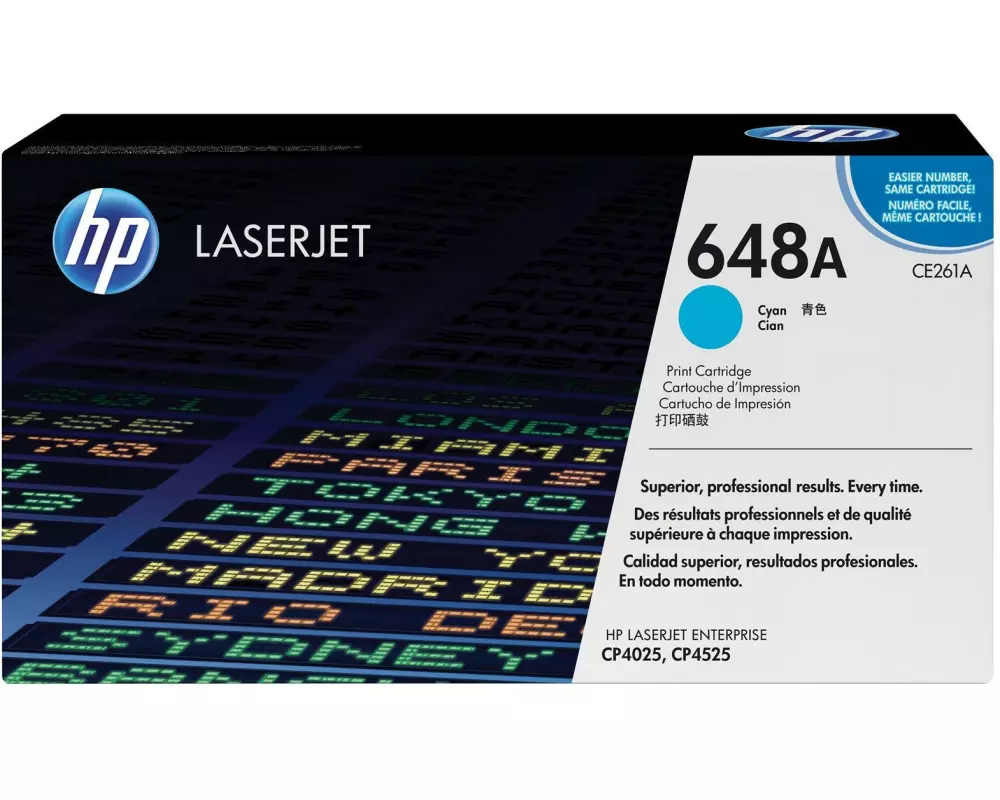 HP Toner Nr. 648A (CE261A) Cyan