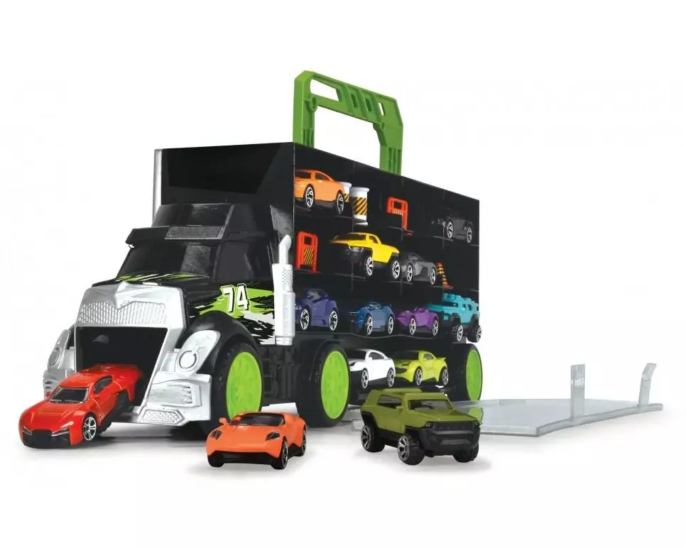 Dickie Toys Lastwagen für 28 Autos