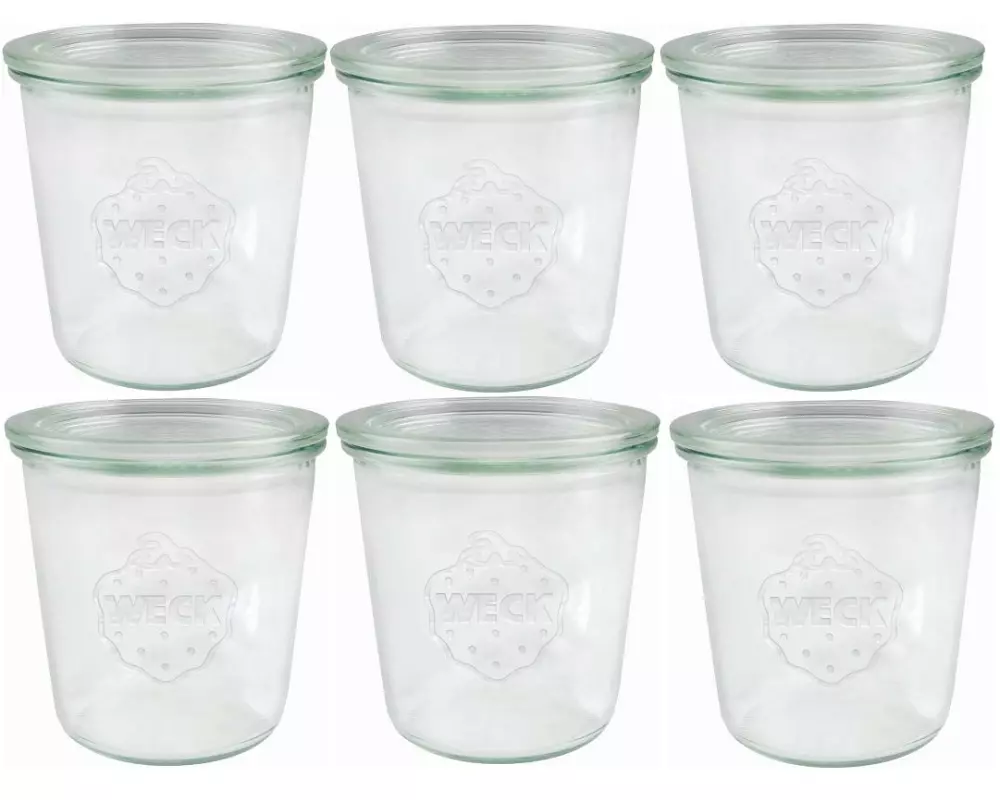 Weck Einmachglas 500 ml, 6 Stück