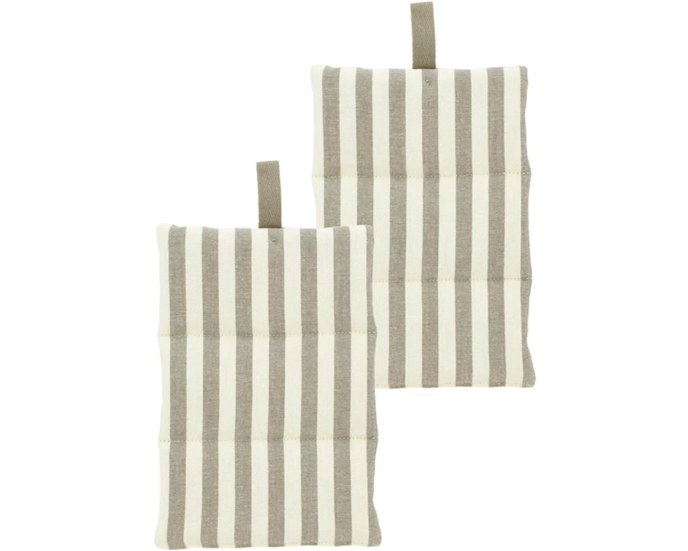 Södahl Topflappen Harmony, 15 x 23 cm, Taupe, 2 Stück