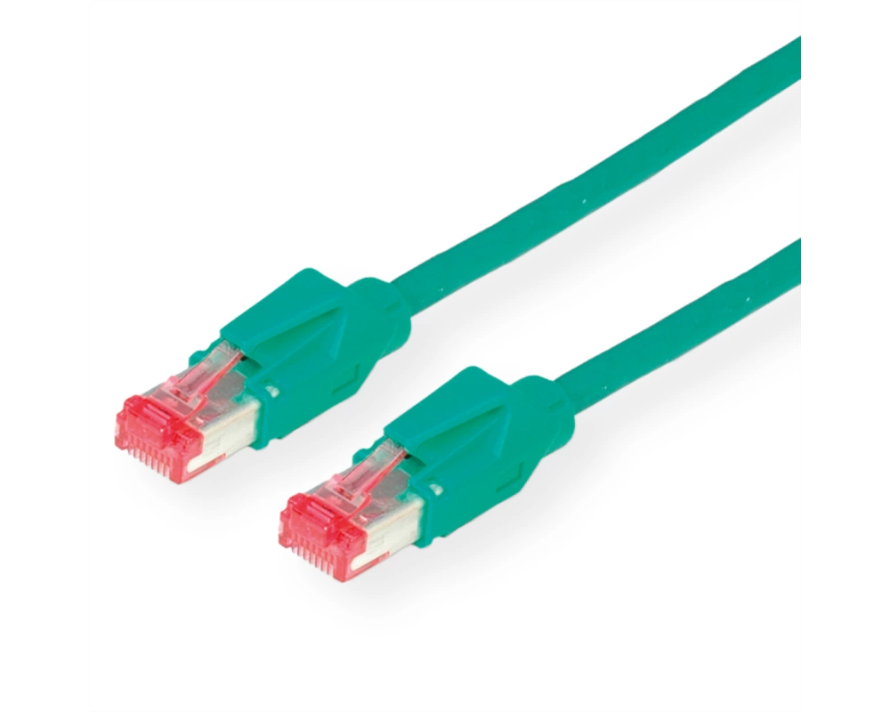 KERPEN Patchkabel Cat.6 (Class E) S/F, MegaLine F6-90, HiRose TM21, LSOH, grün, 1 m