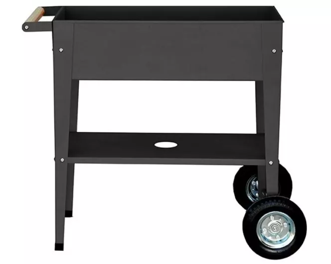 Herstera Hochbeet Urban Garden Trolley 75 x 35 x 80cm, Anthrazit