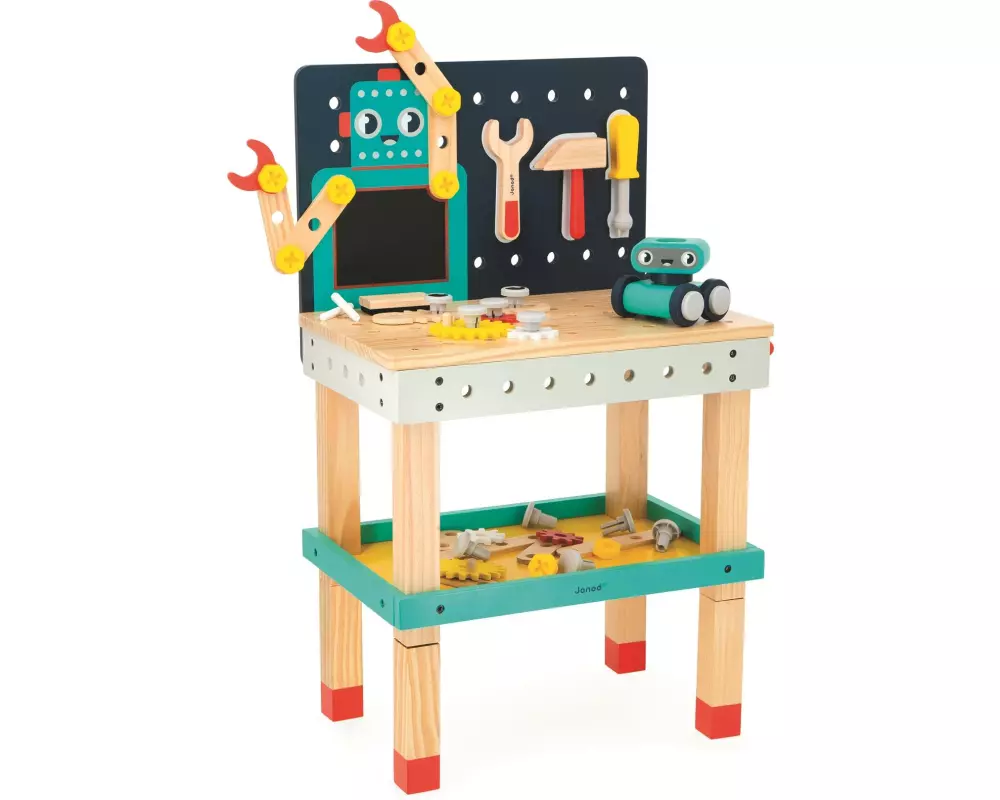 Janod Handwerker Werkbank Roboter