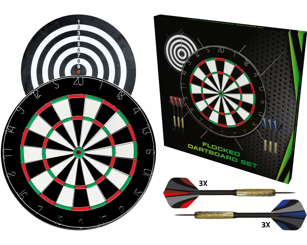 KOOR Dartboard-Set, 7-teilig