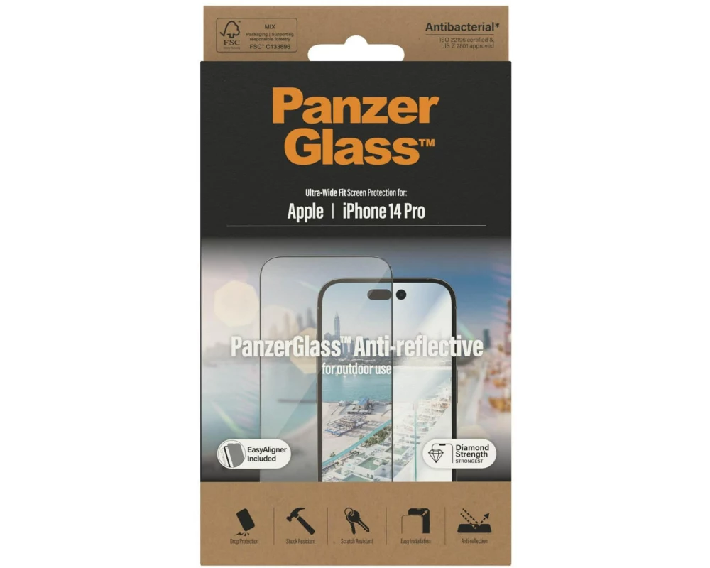Panzerglass Displayschutz Ultra Wide Fit Anti Reflective iPhone 14 Pro