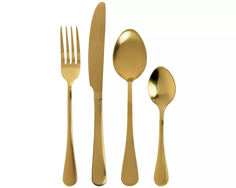 FURBER Besteck-Set 16-teilig, Gold
