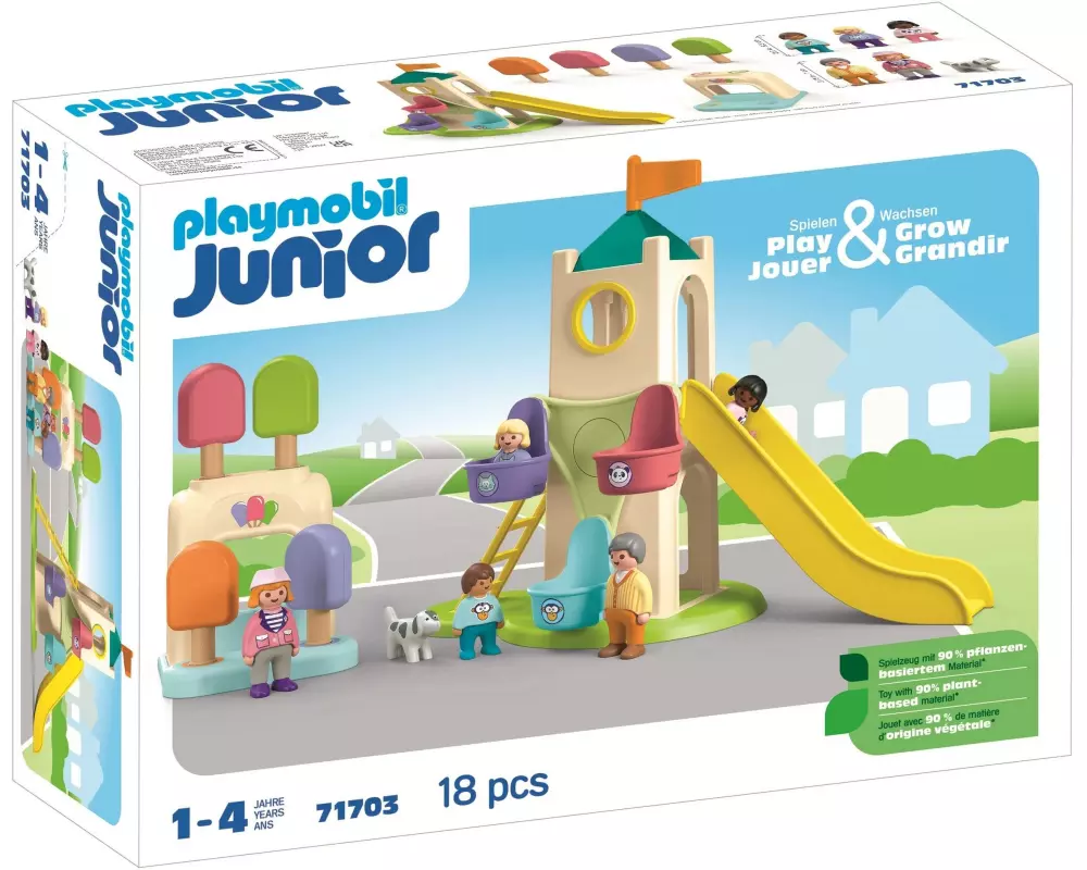 Playmobil Junior Erlebnisturm mit Eisstand 71703