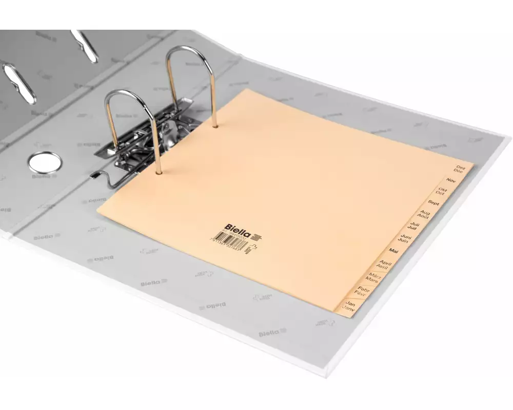 Biella Register Teildeckend, A4, Jan-Dez