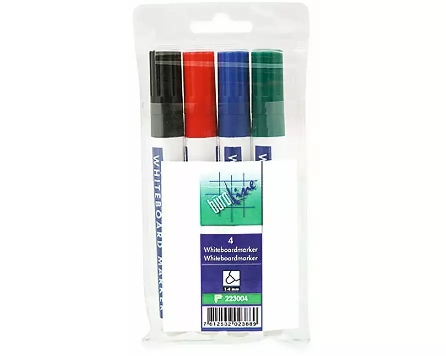 Büroline Whiteboard-Marker Etui 4 Farben