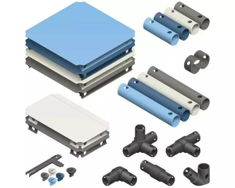 Quadro Zubehör Spielturm Upgrade Kit HOME petrol