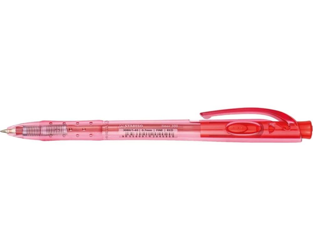 STABILO Liner 308 0.7 mm, Rot