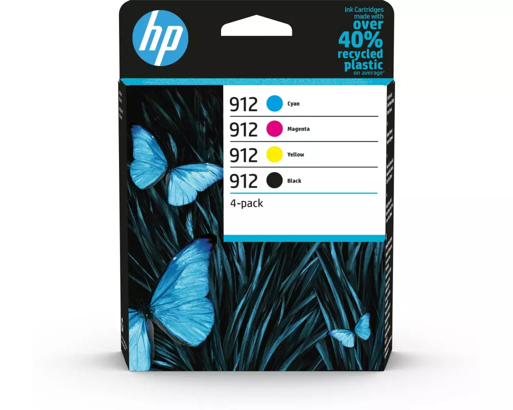 HP Combopack Nr. 912 (Tinte 6ZC74AE) C/M/Y/BK