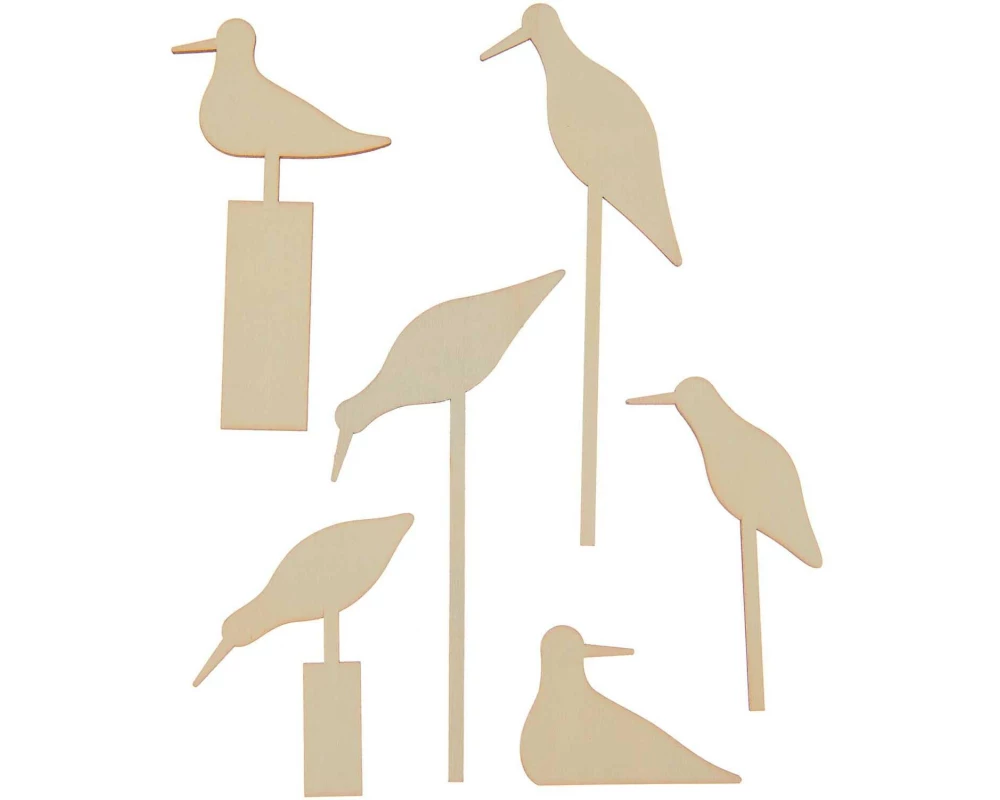 Rico Design Streudeko Möwen 6 Stück