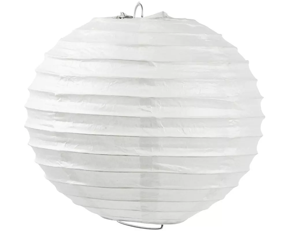 Creativ Company Lampion Ø 35 cm, Weiss, 1 Stück